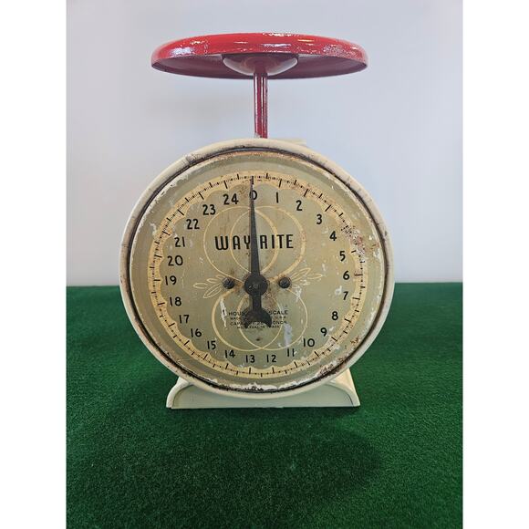 Vintage WAY RITE Kitchen SCALE, Made in U.S.A., 1930s - Picture 1 of 9